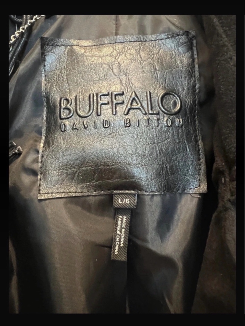 NWT Buffalo David Bitton Black Studded Faux Suede / Microsuede Moto Jacket - Picture 7 of 9
